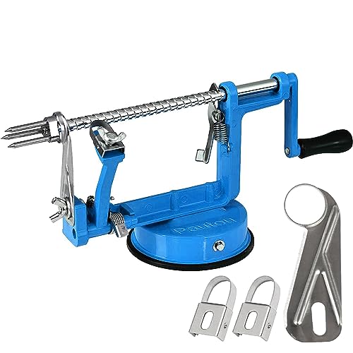 Apple Peeler Slicer Corer Potato Peelers 3 In 1 (Navy Blue)