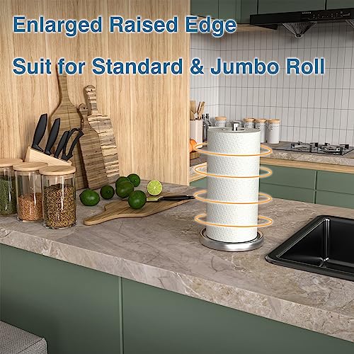Paper Towel Holder Countertop (Silver)