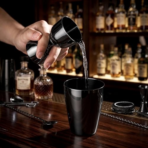 Bell Jigger for Bartending (Bell Jigger - Black)