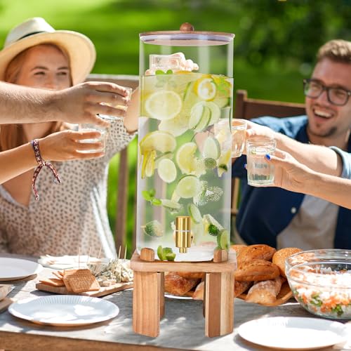 2 Gallon Large Drink Dispenser for Parties (2 gallon)
