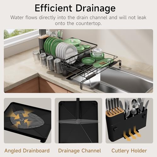 Dish Drying Rack (Black)