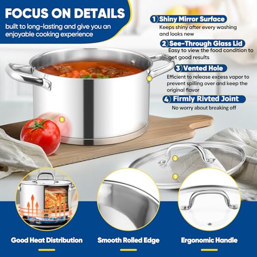 5 QT Stock Pot (5 Quarts)