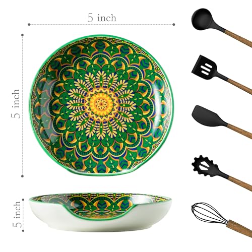 Spoon Rest for Stove Top (Boho Style-B)