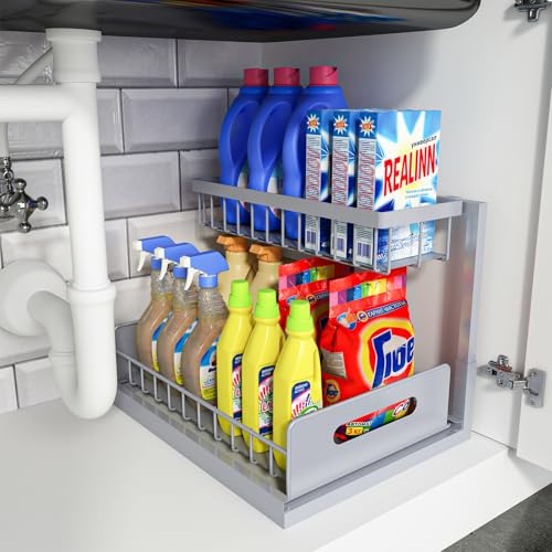 Under Sink Organizer (Grey / 1 Pack)