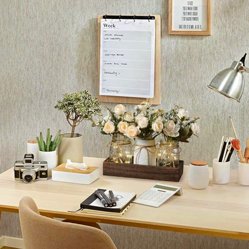 Spring Decor Centerpieces Decoration for Table Coffee Table Decor for Home (white)
