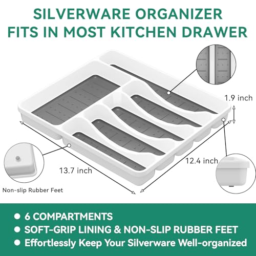 49PCS Silverware Set with Organizer (Gray)