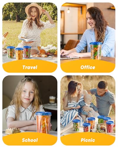6 Pack 34 oz Freezer Storage Containers (6 Pack-34 oz)