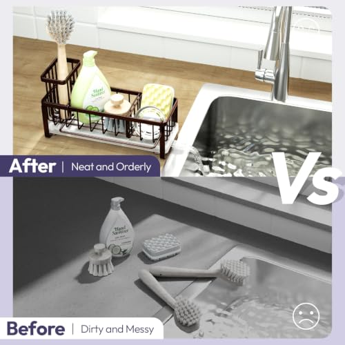 Sponge Holder for Kitchen Sink (Bronze / Medium)