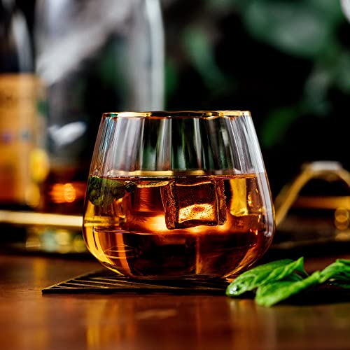 Stemless Wine Glasses Set of 4