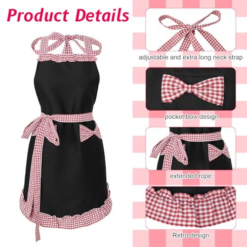 2 Pack Parent and Child Aprons Set (Pink)