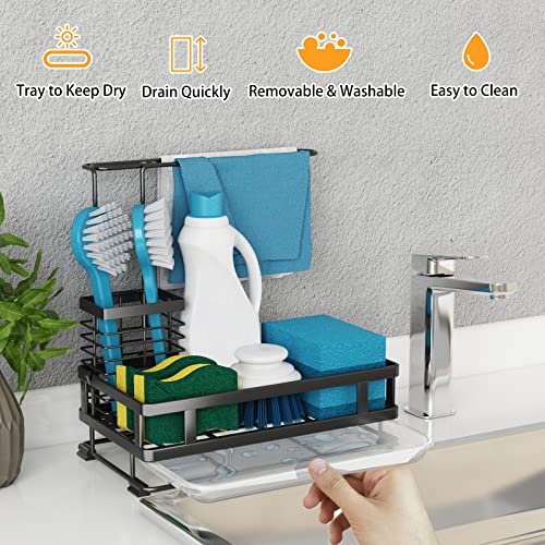 Kitchen Sink Organizer with Brush Rack
