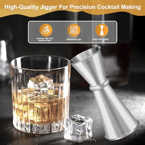 2oz 1oz Japanese Jigger (Pack 1 / 1oz*2oz)