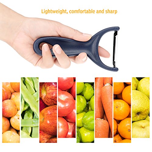 Potato Peeler Y Shaped Vegetable Peeler (Blue / Y Shaped)