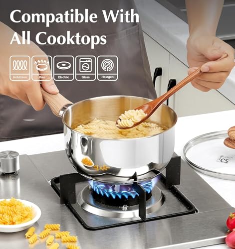 2 Quart Sauce Pan with Lid (2 Quarts)