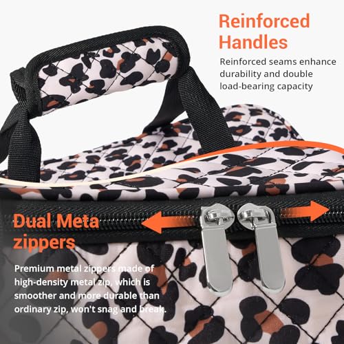 Insulated Casserole Carrier Fits 9"x13" Dish (Leopard)