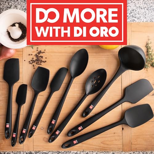 DI ORO Silicone Spatula Set (Black)