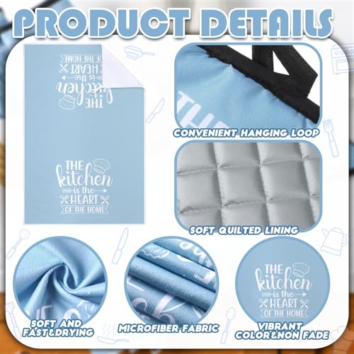 6 Pcs Kitchen Decor Accessories Set (Light Blue / Kitchen)