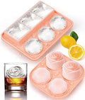 Ice Cube Trays with Lids (Pink / large)