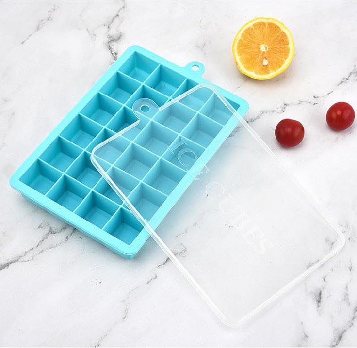 Ice Cube Tray with Lid and Bin