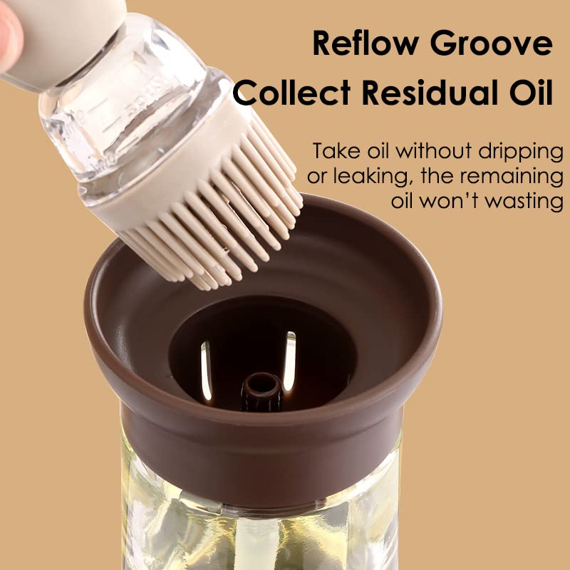 Oil Dispenser with Brush (Blue+Green)