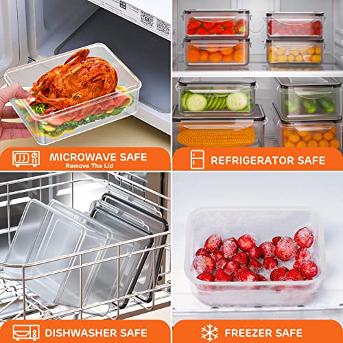 52 PCS Food Storage Container with Lid Airtight (26 Pack (Large))