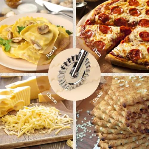 Double Wheel Pastry Cutter (Pastry Cutter Double Wheel)