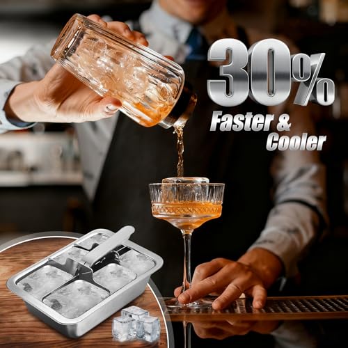 Ice Cube Trays (Silver - 1 Pack)