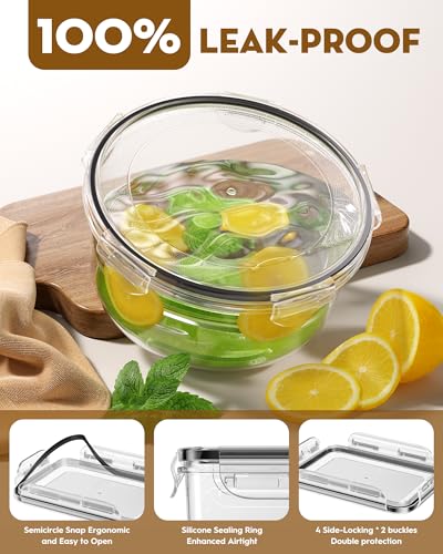 40 PCS Food Storage Containers with Airtight Lids (40 Pieces)