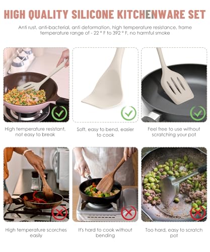 Khaki Kitchen Utensils Set (Khaki)