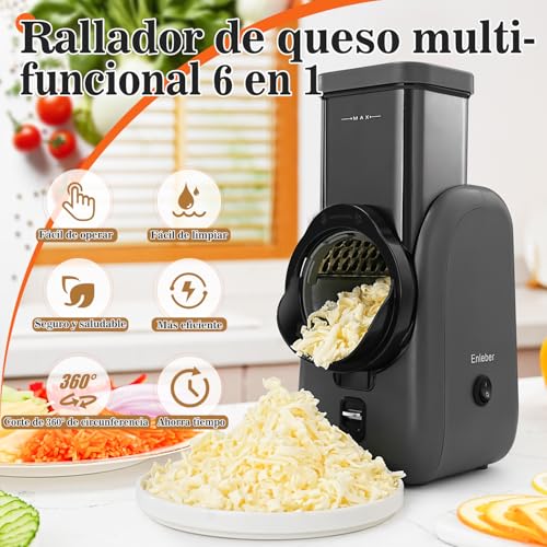 Electric Cheese Grater Rotary Slicer (Black)