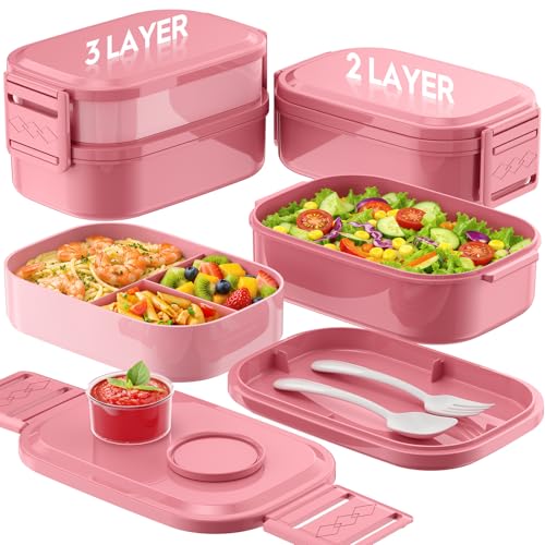 Bento Box Adult Lunch Box (Pink)