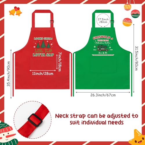 Christmas Matching Aprons for Couples (Christmas Holiday D)