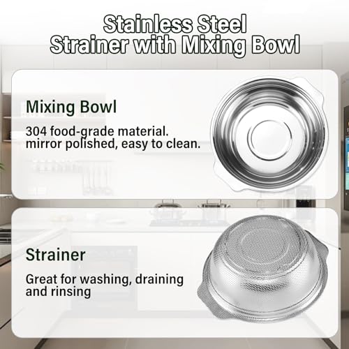 Stainless Steel Colander (4.5QT)