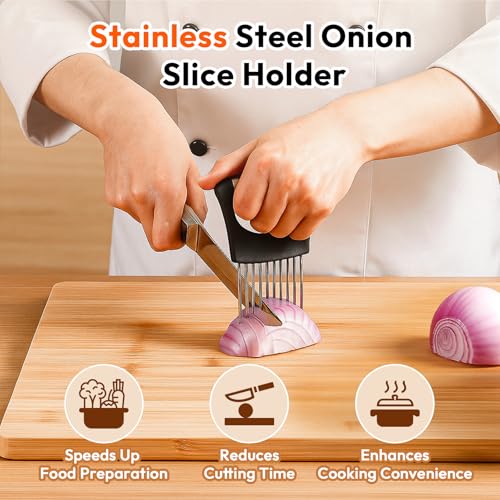 Onion Slicer with Cover (Black)