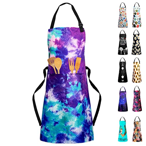 Adjustable Waterproof Apron (Blue Purple Apron)