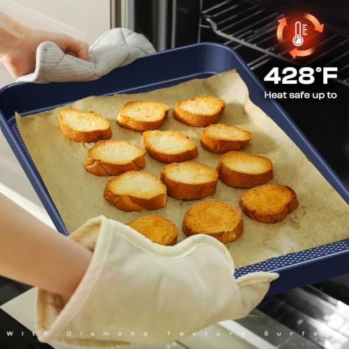 Baking Pans Set 8 (Diamond Blue / 8PCS)