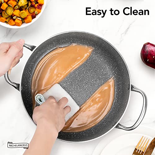 5 Quart Stock Pot with Lid (Stainless-Gray / 5 Quarts)