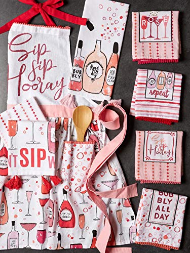 Women's Spring & Summer Apron Collection Adjustable (Sip Sip Hooray)