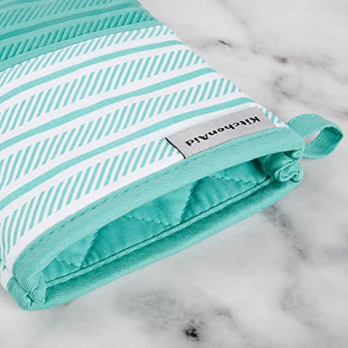 Albany Oven Mitt 2 (Aqua Sky / 7"x13")