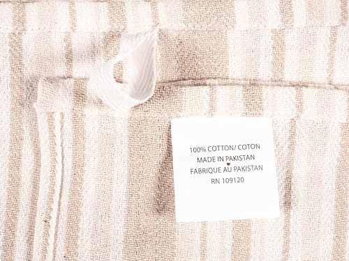 Assorted Flat Kitchen Towels (Beige / 18 x 28 - 10 Pack)