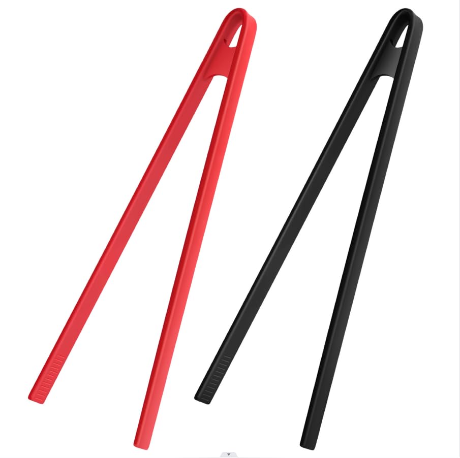 2PCS Silicone Trivet Tongs Anti