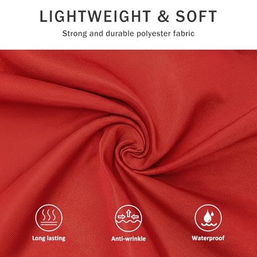 Kitchen Cooking Apron Unisex Adjustable chef apron with 3 pockets (01 Pack Red)
