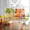 Beverage Dispensers (Clear-Wicker Design)