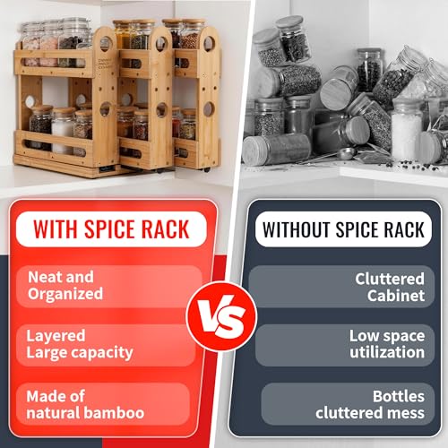 Pull Out Spice Rack Organizer for Cabinet
