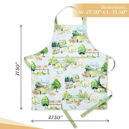 Aprons for women with Pocket 100% Cotton Pack of 1 (125 - Gignac)