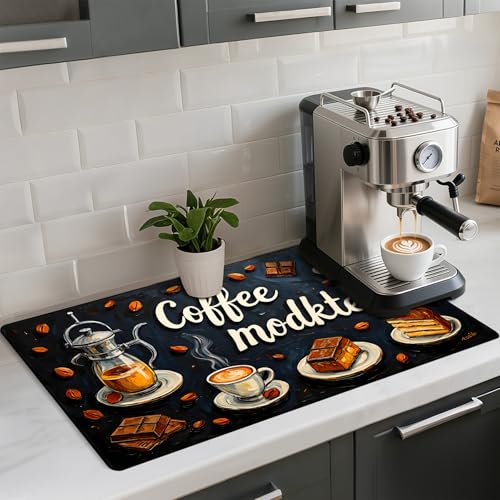Coffee Mat 17"x32" (Coffee 2 / 1'5" x 2'8" (Rectangular))