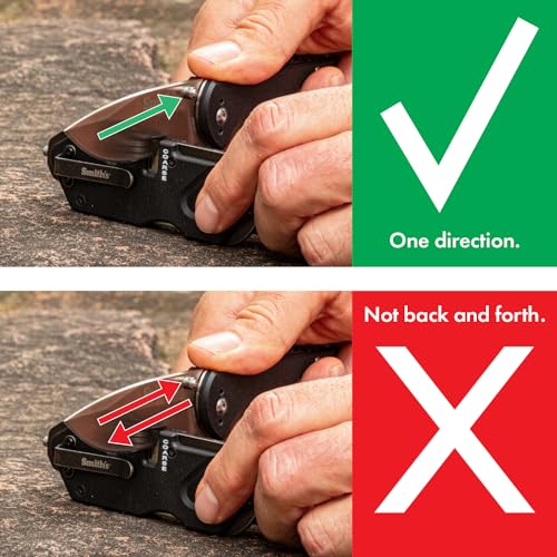 Smith’s 50979 Pocket Pal Tactical Knife Sharpener (PP1-Tactical (Black))