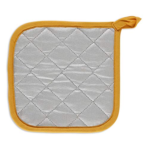 Basic Terry Collection Quilted 100% Cotton (Potholder (3 Piece) / Honey Gold)