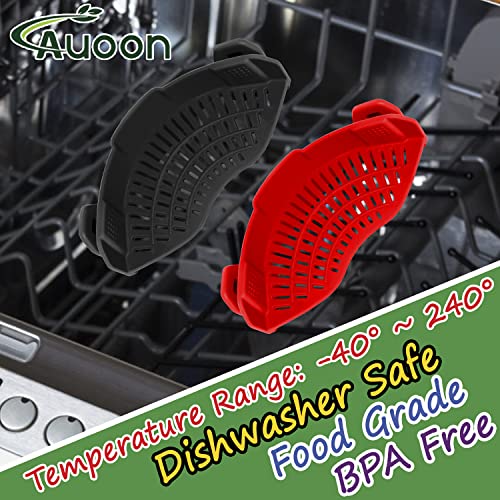 Clip On Pot Strainer Silicone (Gray / Standard 8.86 x 3.55 in)