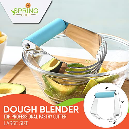 Large Pastry Cutter For Baking (Blue (Aqua Sky) / 4" Large)